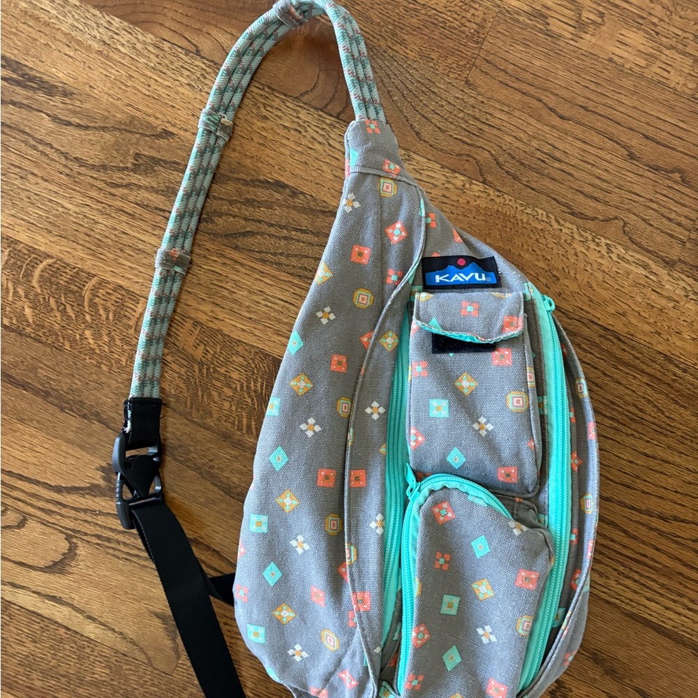 KAVU Mini Rope Bag Cotton Crossbody Sling